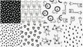 Penned Pals - Black and White Colorstory Charm Pack