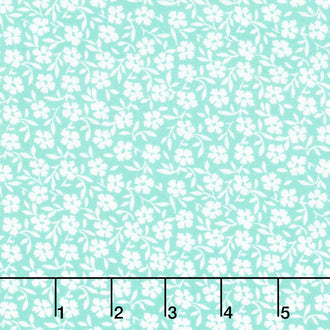 At the Cottage Favorites - Flowers Aloe Yardage