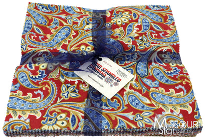 Star Spangled Bandana 10" Squares