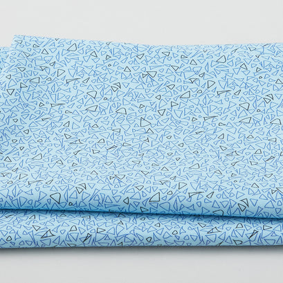 Best Bits - Triangles Aqua 2 Yard Cut