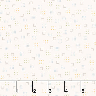 Autumn - Squares Latte Yardage