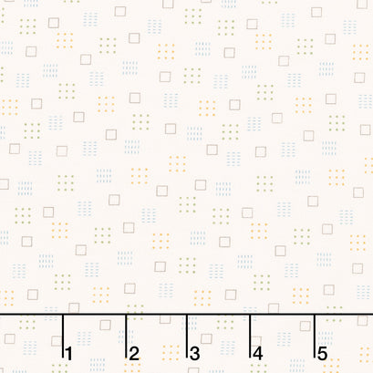 Autumn - Squares Latte Yardage