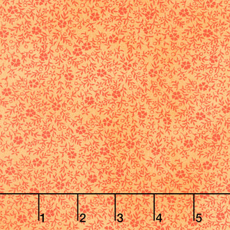 Pumpkin Patch - Inside Clover Orange Yardage