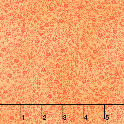 Pumpkin Patch - Inside Clover Orange Yardage