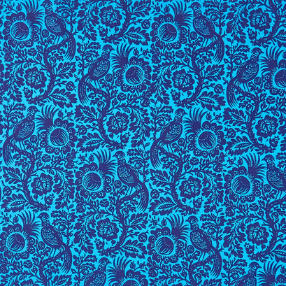West Palm Beach - Rachael Daisy Blue Yardage