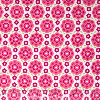 Summer Song 2 - Floral Pink Yardage