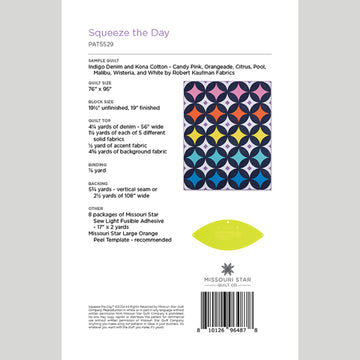 Squeeze the Day Quilt Pattern by Missouri Star Alternative View #1