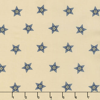 Star & Stripe Gatherings - Star in a Star Tan Yardage