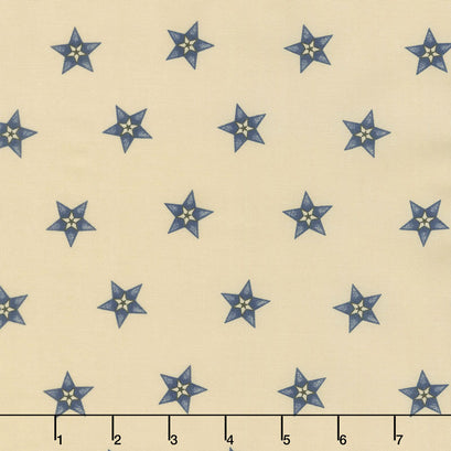 Star & Stripe Gatherings - Star in a Star Tan Yardage