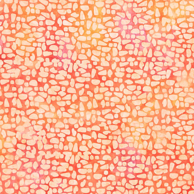 Breezy Batiks - Stones Multi Pink Red Vibes Yardage Primary Image