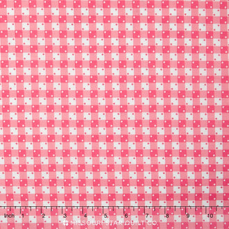 Penny's Pets - Gingham Camellia Yardage