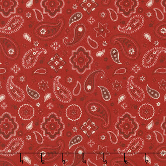 American Heritage - Bandana Red Yardage