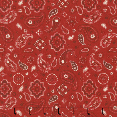 American Heritage - Bandana Red Yardage