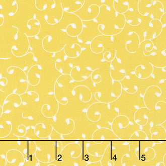 Monday, Monday - Vines Yellow Yardage