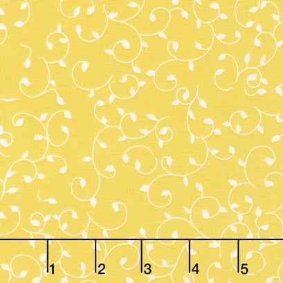 Monday, Monday - Vines Yellow Yardage