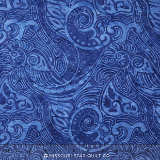 Tonga Batiks - Jelly Bean Abstract Geo Royal Yardage