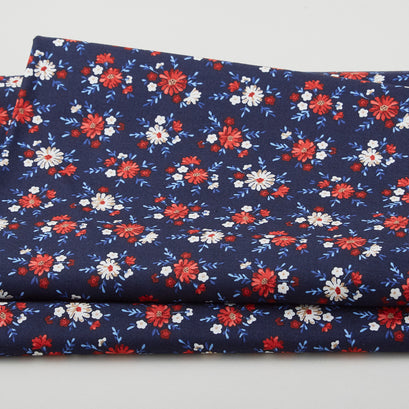 Tried & True Favorites - Spaced Floral Navy 2 Yard Cut