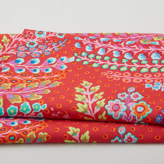 Kaffe - 85 and Fabulous Persian Vase - Red 2 Yard Cut
