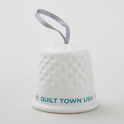 Missouri Star Ceramic Thimble Ornament - Teal Primary Image