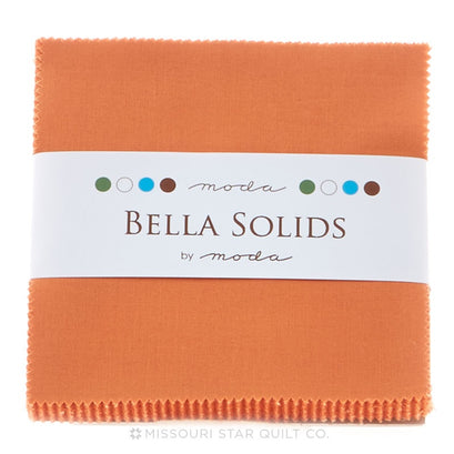 Bella Solids Ochre Charm Pack