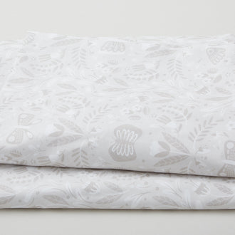 Widebacks - Butterfly Floric Gray 108" 3 Yard Cut
