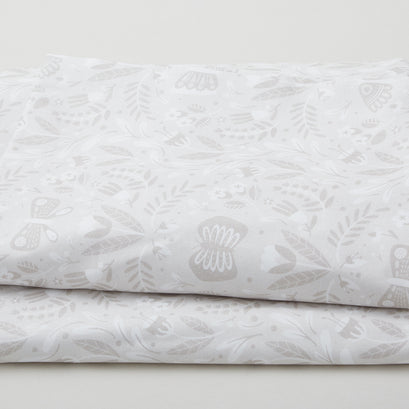 Widebacks - Butterfly Floric Gray 108" 3 Yard Cut