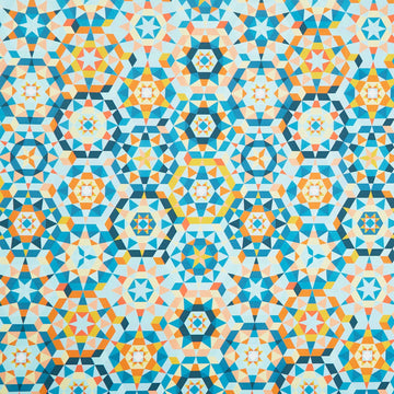 Welcome To Quilt Town - Kaleidoscope Multi Yardage