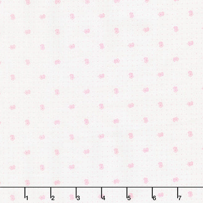 Bee Backgrounds - Daisy Pink Yardage