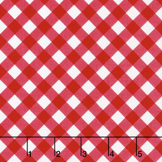 Patriotic Picnic - Gingham Red Yardage
