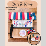 Farmers Market Collection - Stars & Stripes Embroidery Kit Primary Image