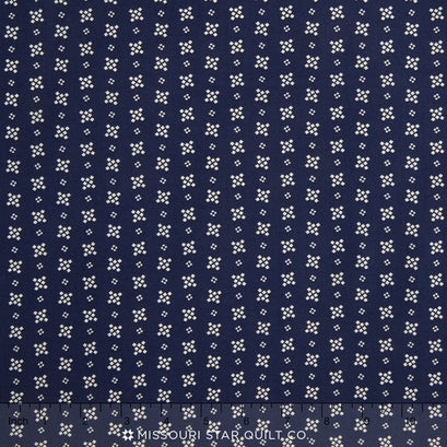 Betsy's Basket - Squares Navy Yardage