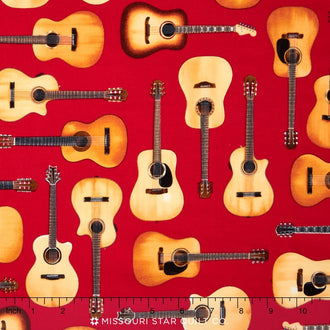In Tune - Acoustic Guitars Red Yardage