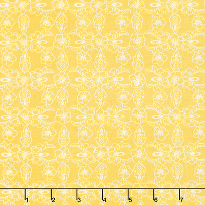 Hand Picked - Violet Yellow Yardage