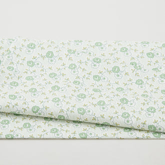 Blossoms - Floral Vine Green 2 Yard Cut