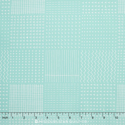 Blueberry Park - Cool Aqua Rough Patch Yardage