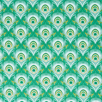 Wild Abandon - Seduction Teal Yardage