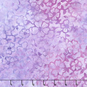 Artisan Batiks - Posies 4 Flowers Lilac Yardage