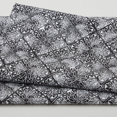 Pop of Red Favorites - Tile Black/White 2 Yard Cut