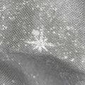 Winter White 3 - Ice Stars Starry Night Metallic Yardage