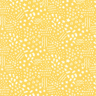 Get Your Cray-on - Crayola Dense Doodle Yellow Yardage