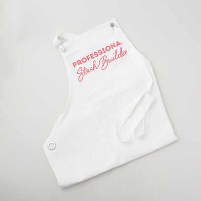 Missouri Star Professional Stash Builder 15oz White Canvas Apron