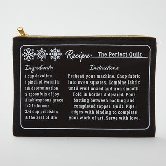 Missouri Star The Perfect Quilt Recipe Notions Pouch