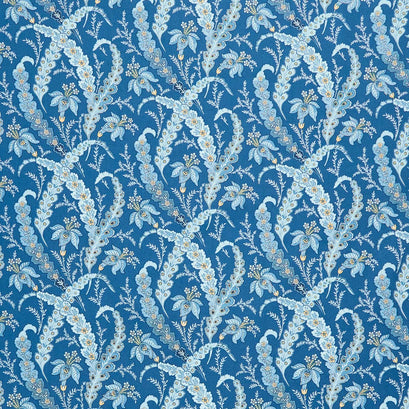 Beach House - Ribbon Grass Blue Yardage