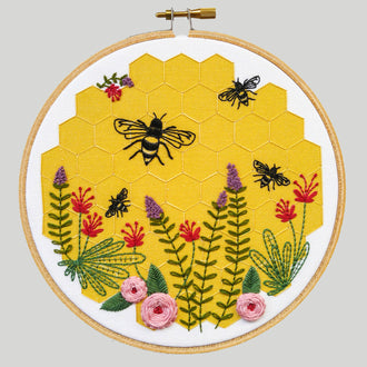 Bee Lovely Embroidery Kit
