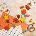 Autumn Garland Wool Felt Embroidery Appliqué Kit Alternative View #4