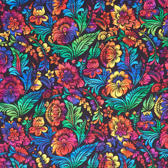 Vivid - Floral Multi Yardage