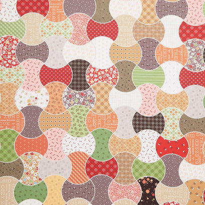 Autumn - Apples Cheater Print Multi Yardage
