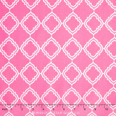Extravaganza - Geometric Pink Yardage