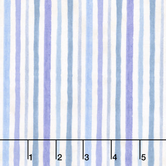 Morning Blooms - Stripes Cream Yardage