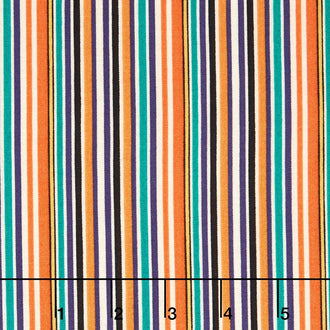 Trick or Treat - Treat Stripes Multi Yardage